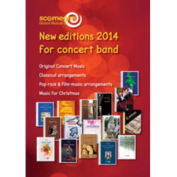 Promo Kat + CD: Scomegna - New Music for Concert Band 2014