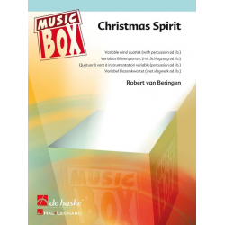 Christmas Spirit - Variable wind quartet (with percussion ad lib.) -Robert van Beringen