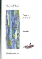 Canzon fa sol la re für Blockflöten-Oktett - Canzon a 8 - Giovanni Gabrieli / Arr. Tom Beets