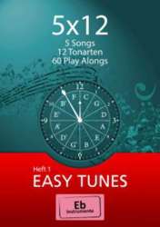 5x12 - Easy Tunes (Heft 1) - Es-Instrumente: Altsaxphon - Stewart Burgess