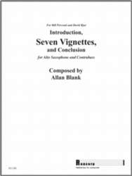 Seven Vignettes for Alto-Sax. & Kontrabass -Allan Blank