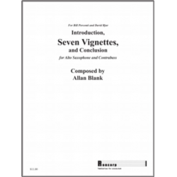 Seven Vignettes for Alto-Sax. & Kontrabass -Allan Blank