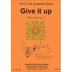 Give it up (KC & the Sunshine Band) - Warren Casey / Arr. Erwin Jahreis