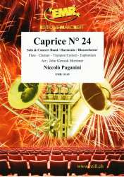 Caprice No. 24 (Solo & Concert Band) -Niccolo Paganini / Arr.John Glenesk Mortimer