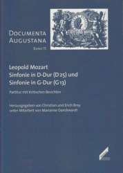 Sinfonien D25, G13 - Partitur - Leopold Mozart / Arr. Hrsg.: Christian Broy & Erich Broy