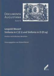 Sinfonien C1, D24 - Partitur -Leopold Mozart / Arr.Hrsg.: Roland Biener
