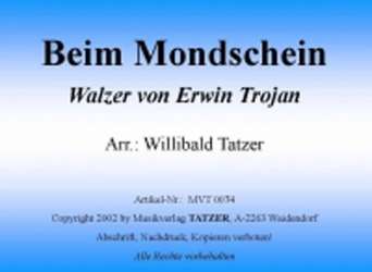 Beim Mondschein - Erwin Trojan / Arr. Willibald Tatzer