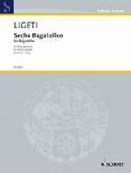 Sechs Bagatellen aus Musica ricercata 1953 für Bläserquintett - Stimmensatz - György Ligeti