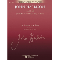 Rubies (After Thelonious Monk's Ruby, My Dear) - John Harbison / Arr. Martin Peter