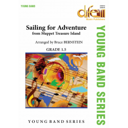 Sailing for Adventure - Theme, (young band - grade 1.5) -Danny Elfman / Arr.Bruce Bernstein