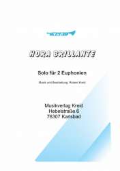 Hora Brillante für 2 Euphonien - Roland Kreid