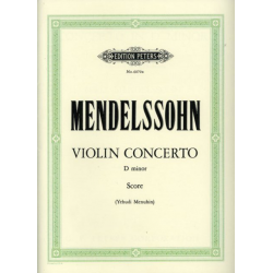 Konzert d-Moll (Ausgabe für Violine und Streicher) - Partitur - Felix Mendelssohn-Bartholdy / Arr. Yehudi Menuhin