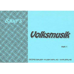 Bauer's Volksmusik Heft 1 - 25 Bariton in Bb