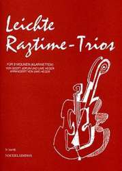 Leichte Ragtime Trios für 3 Klarinetten -Scott Joplin / Arr.Uwe Heger