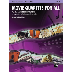 Movie Quartets For All/Tb/Bssn/Tuba -Diverse / Arr.Michael Story