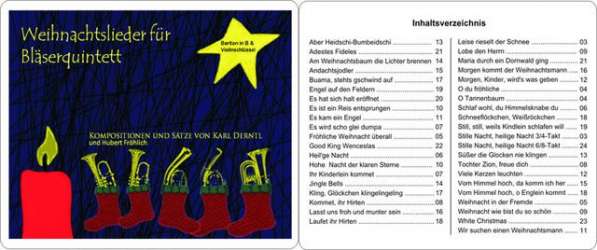 Weihnachtslieder für Bläserquintett (Set) - Traditional / Arr. Karl Derntl