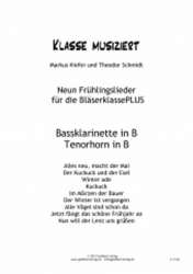 Frühlingslieder Bläserklasse - Bassklarinette/Tenorhorn in B - Markus Kiefer