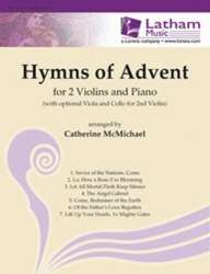 Hymns of Advent for 2 Violins and Piano -Traditional / Arr.Catherine McMichael