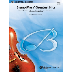 Bruno Mars Greatest Hits (f/o) - Bruno Mars / Arr. Victor López