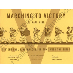 Marching to Victory - 23 Baritone Saxophone Eb -Karl Lawrence King