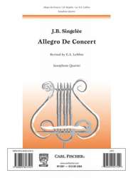 Allegro De Concert - Jean Baptiste Singelée / Arr. E. A. Lefebre