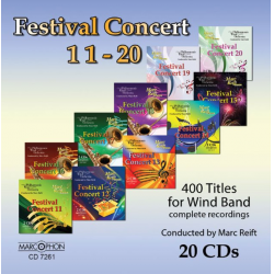 CD "Festival Concert 11 - 20 (400 Titles on 20 CDs)" - Philharmonic Wind Orchestra / Arr. Marc Reift