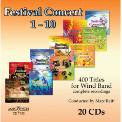 CD "Festival Concert 1 - 10 (400 Titles on 20 CDs)" - Philharmonic Wind Orchestra