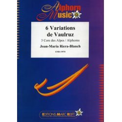 6 Variations de Vaulruz - Joan-Maria Riera-Blanch
