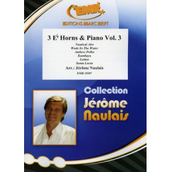 3 Eb Horns & Piano Vol. 3 - Jérôme Naulais