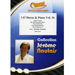 3 Eb Horns & Piano Vol. 10 - Jérôme Naulais