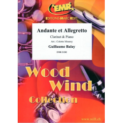 Andante et Allegretto - Guillaume Balay / Arr. Colette Mourey
