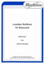 Lausitzer Balltänze Lieferung 01 - 05 2. Klarinette Bb - Johann Brussig