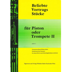 Beliebte Vortragsstücke für Trompete 1 Solostimme 2 - Halter / Arr. Franz Bummerl