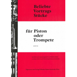 Beliebte Vortragsstücke für Trompete 2 - Solostimme 1 - Halter / Arr. Franz Bummerl