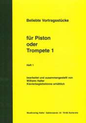 Beliebte Vortragsstücke für Trompete 1 Solostimme 1 - Halter / Arr. Franz Bummerl