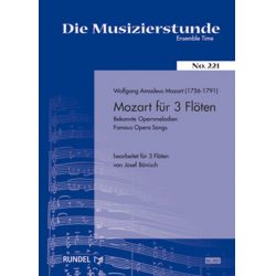 Mozart für 3 Flöten -Wolfgang Amadeus Mozart / Arr.Josef Bönisch