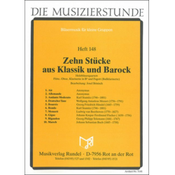 Zehn Stücke aus Klassik und Barock -Josef Bönisch