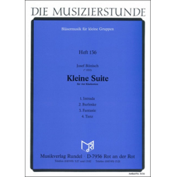 Kleine Suite für vier Klarinetten -Josef Bönisch