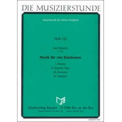 Musik für vier Klarinetten -Josef Bönisch