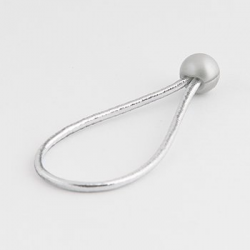 Lefreque - Standard knotted bands 55mm Silver