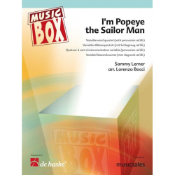 I'm Popeye the Sailor Man : für 4 Bläser -Sammy Lerner / Arr.Lorenzo Bocci