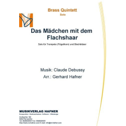 Das Mädchen mit dem Flachshaar - Claude Achille Debussy / Arr. Gerhard Hafner