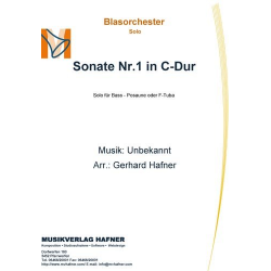 Sonate Nr.1 in C-Dur - Giovanni Battista Cirri / Arr. Gerhard Hafner