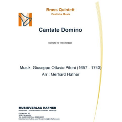 Cantate Domino - Giuseppe Ottavio Pitoni / Arr. Gerhard Hafner