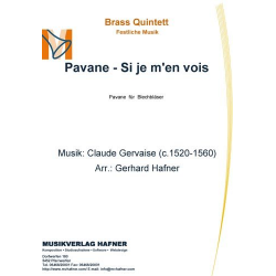 Pavane - Si je m'en vois - Claude Gervaise / Arr. Gerhard Hafner