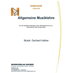Allgemeine Musiklehre -Gerhard Hafner