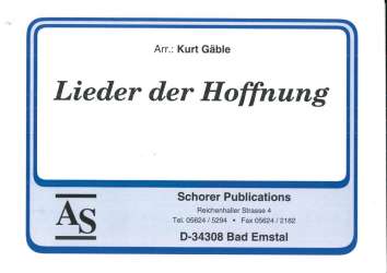 Lieder der Hoffnung - 18 Eb Horn 1 - Diverse / Arr. Kurt Gäble