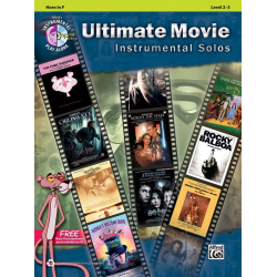 Ultimate Movie Instrumental Solos - Horn F Book & CD