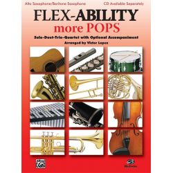 Flex-Ability: More Pops Alto Saxophone -Diverse / Arr.Victor López