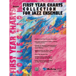 First Year Charts Collection for Jazz Ensemble - Drums - Diverse